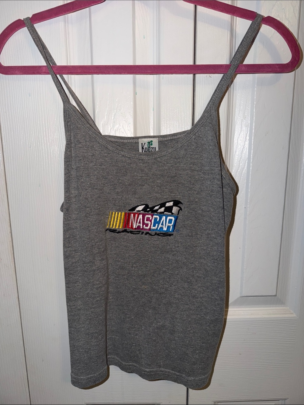 NASCAR Embroidered Grey Bandeau Cami